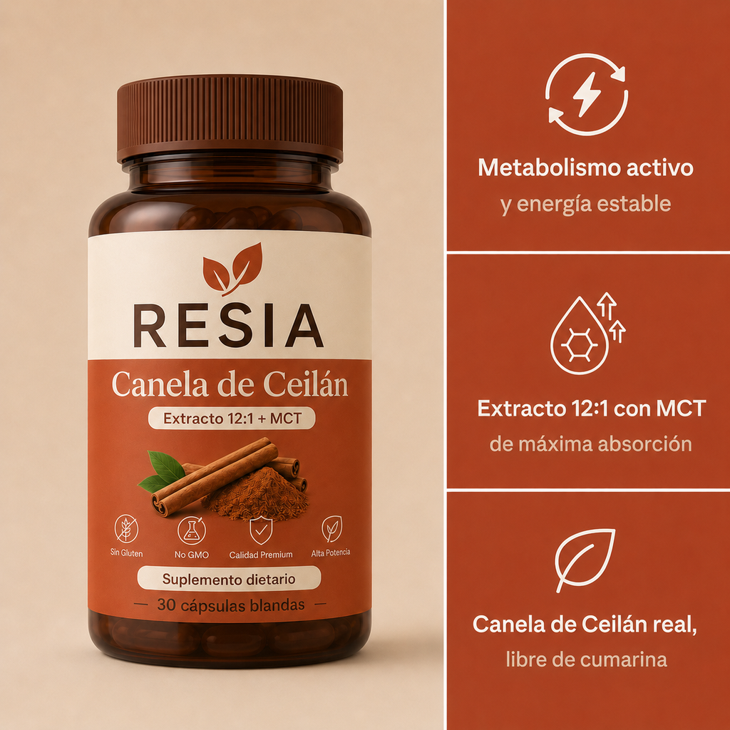Formula Canela de Ceilán 12 en 1 - RESIA